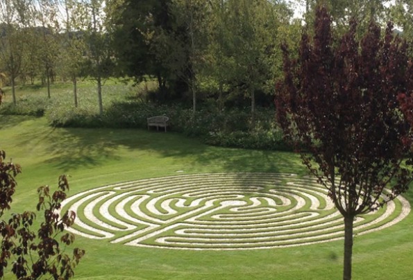 More than 60 kits of ProJoint V75-WT used for a stunning stone labyrinth